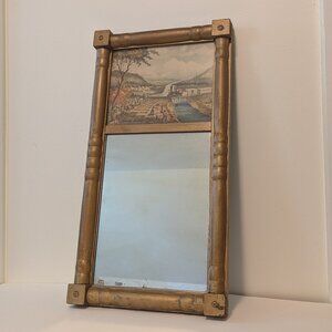 Vintage Railroad Scene Mirror
